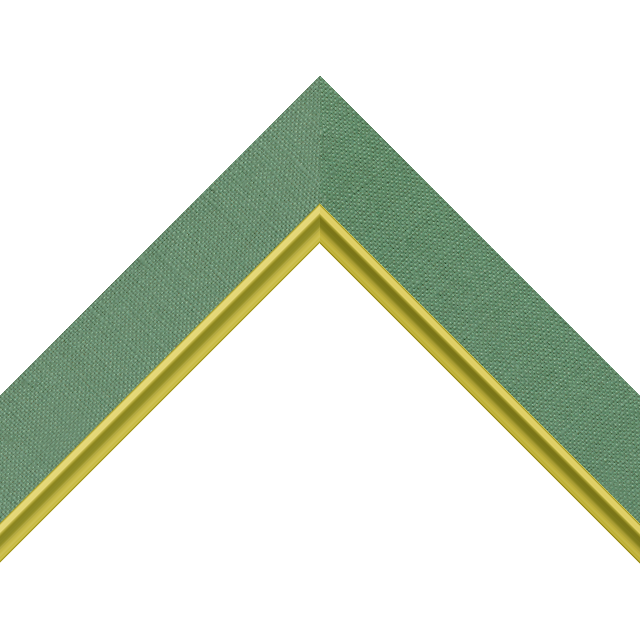 1-1/2″ Aspen Linen Flat with Gold Scoop Lip