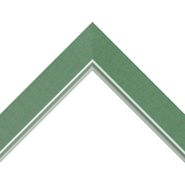 1-1/2″ Aspen Linen Flat<br />with Silver Lip Liner Picture Frame Moulding