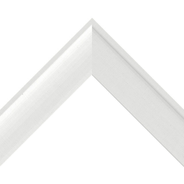 2″ Shallow White Linen Scoop Wrap