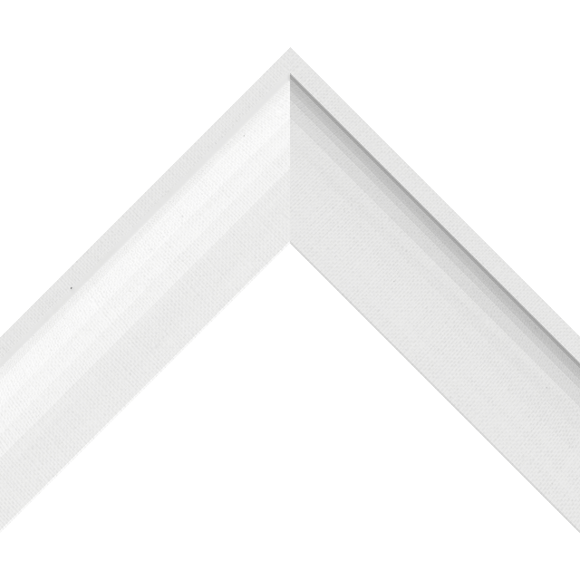 2-1/4″ White Linen Shallow Scoop Wrap