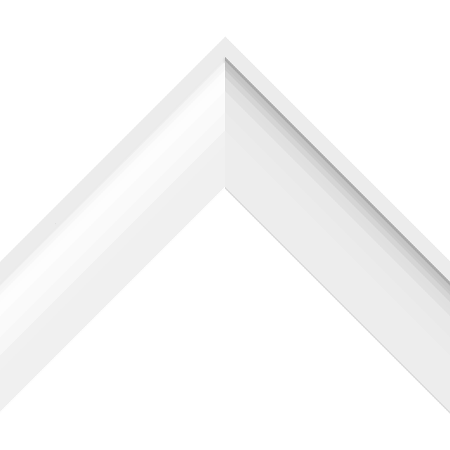 2-1/4″ White Vinyl Primer Shallow Scoop Wrap