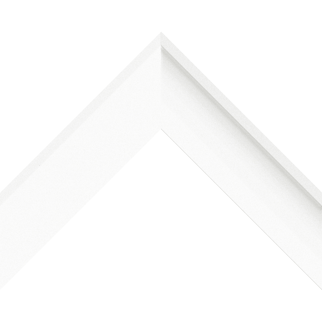 2″ White Silk Deep Scoop Liner Picture Frame Moulding