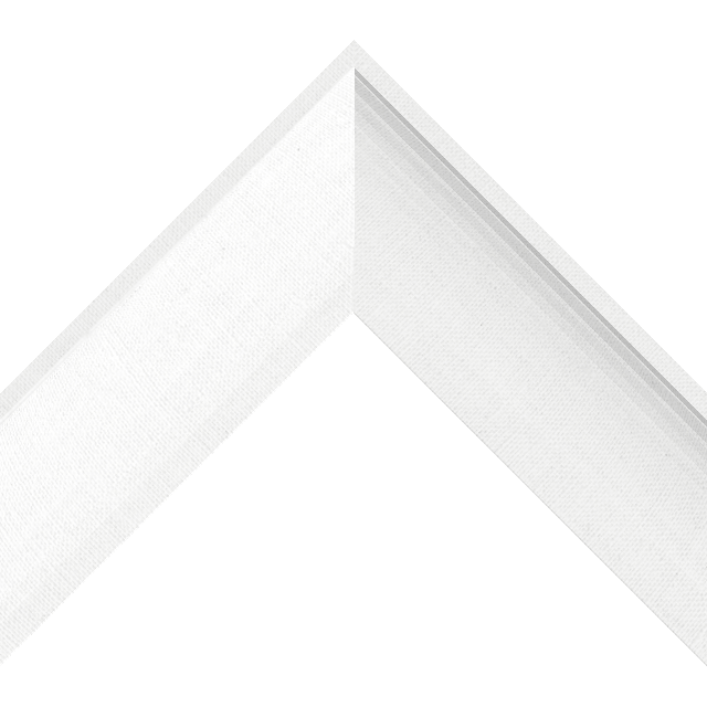 2-1/2″ White Linen Scoop Wrap